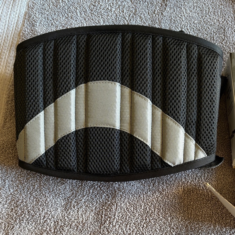 Athletic Works Black and Gray Men's Belt